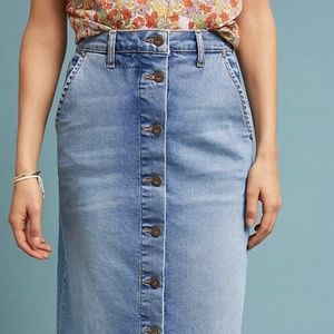 Anthropology jean skirt!